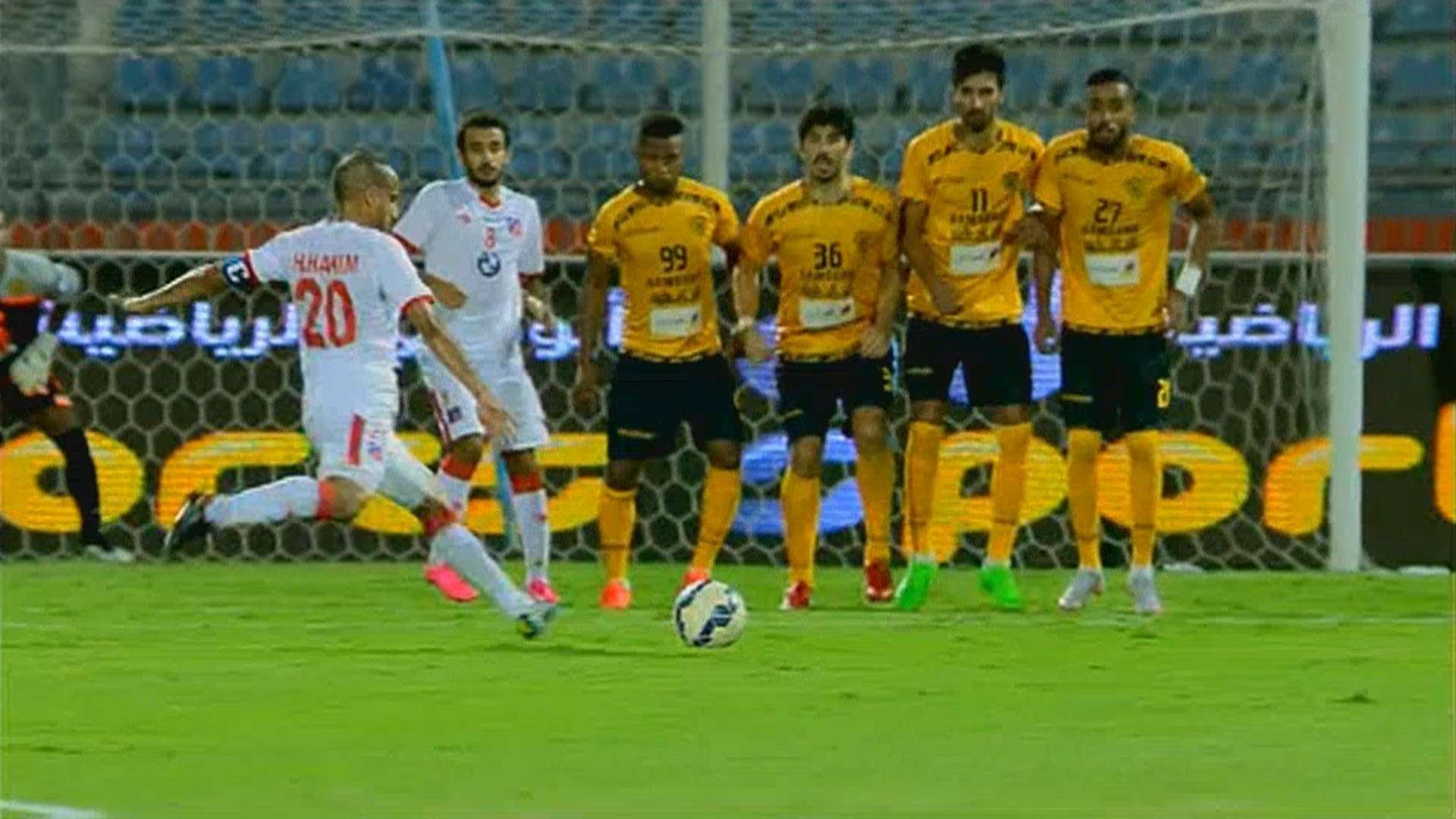 من مباراة سابقة بين الفريقين