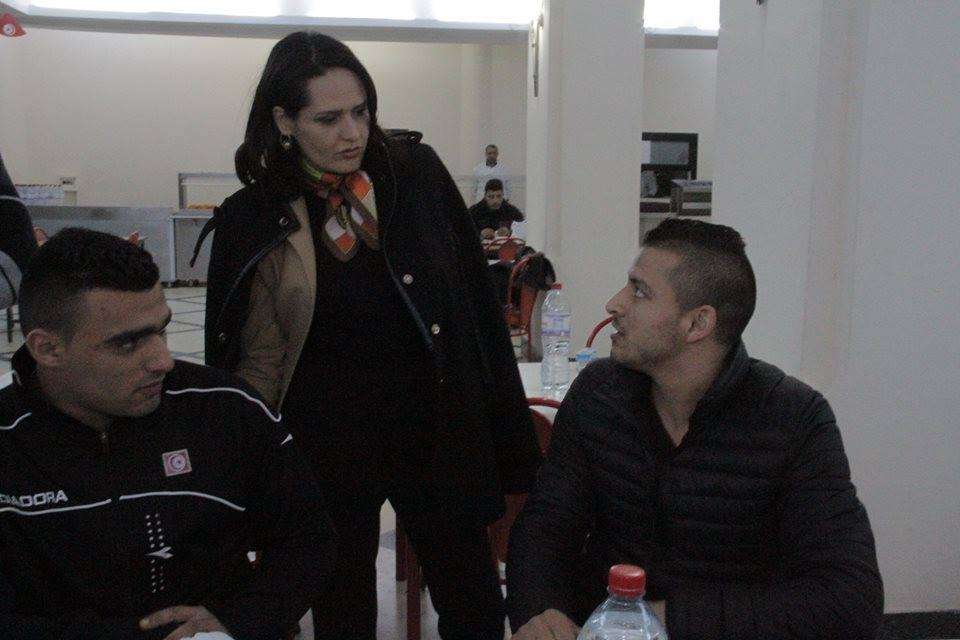 جانب من زيارة ماجدولين الشارني