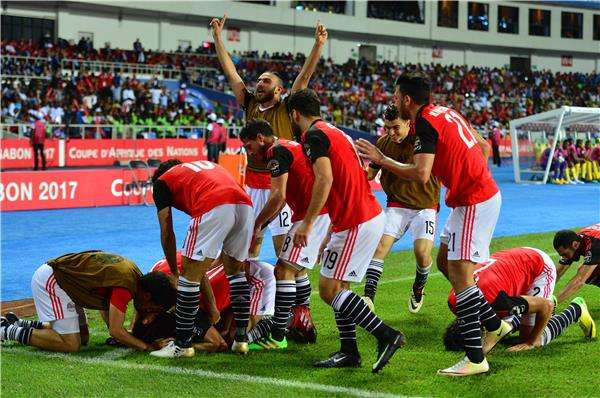 صورة أرشيفية للاعبي المنتخب المصري الأول