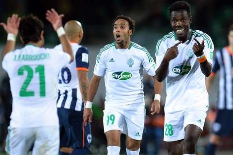 صورة أرشيفية للاعبي الرجاء البيضاوي