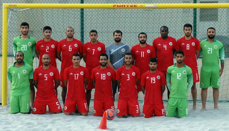 لاعبو منتخب البحرين