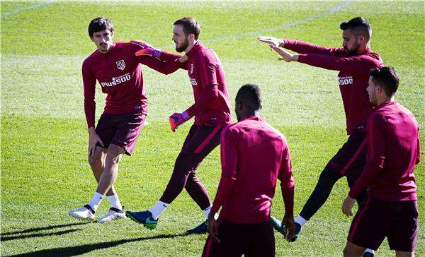 أتلتيكو مدريد يستعد لمواجهة ألمانية قوية