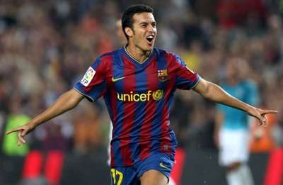 بيدرو مسجل الهدف الوحيد للنادي الكتلاني برشلونة