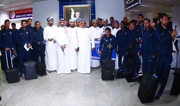 وصول بعثة الهلال السعودي إلى مسقط