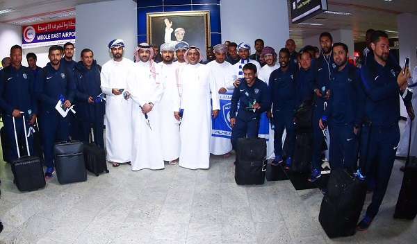 وصول بعثة الهلال السعودي إلى مسقط