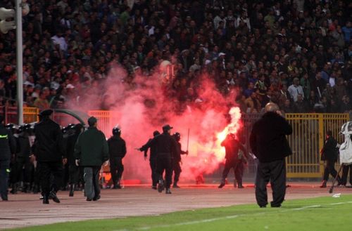 مشهد من أحداث استاد بورسعيد