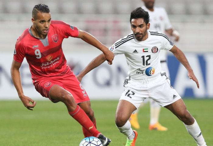 يوسف العربي نجم لخويا قدم مباراة مميزة وأحرز هدفين