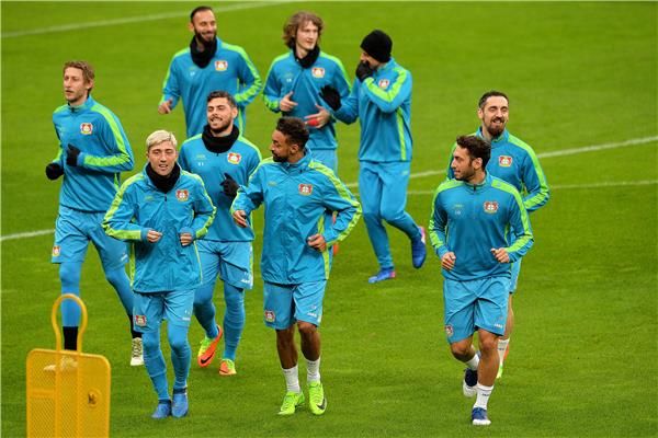 من تدريبات ليفركوزن