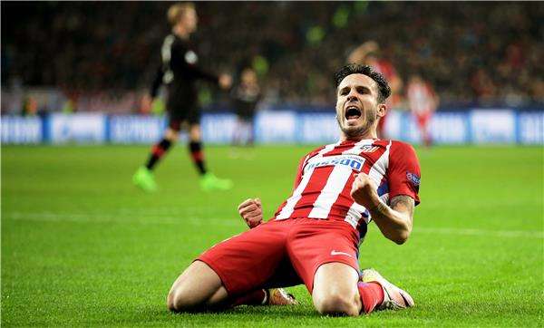 فرحة ساؤول نيجويز بالهدف