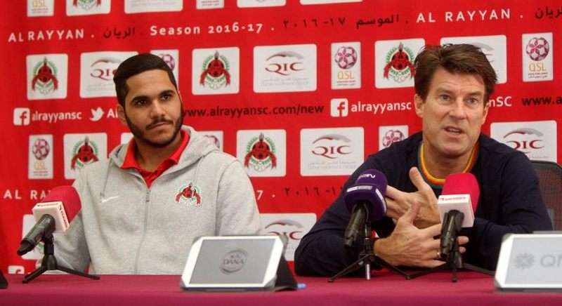 مايكل لاودروب في المؤتمر الصحفي