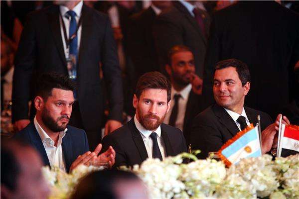 لوينيل ميسي أثناء زيارته لمصر