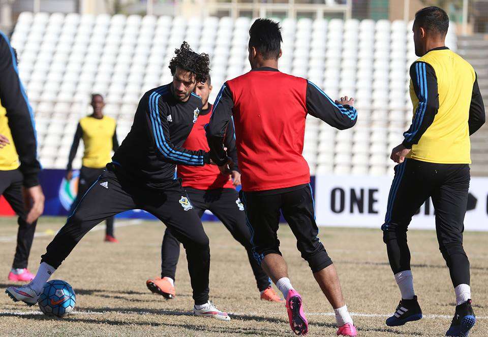 جانب من التدريبات