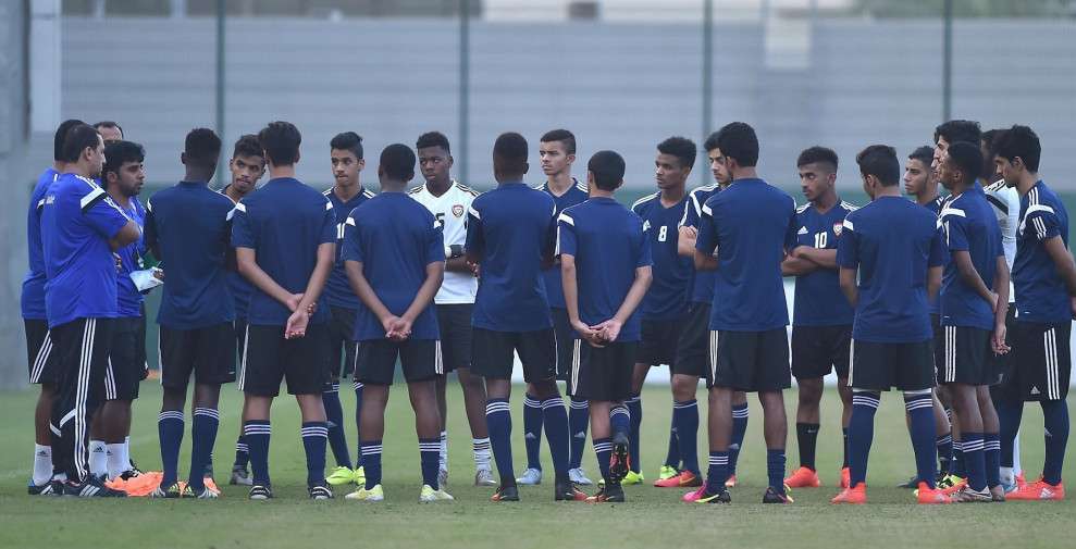 من استعدادات منتخب شباب الإمارات