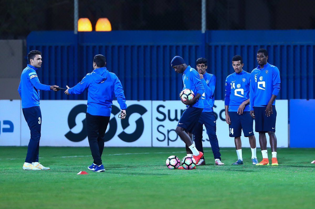 جانب من تدريبات الهلال السعودي