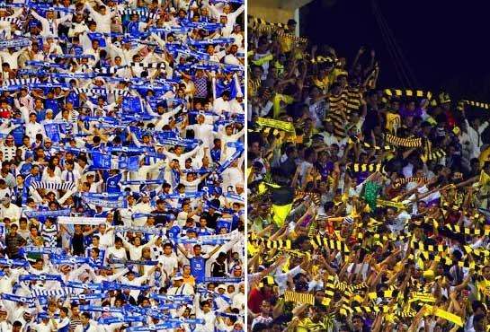 جماهير الهلال واتحاد جدة