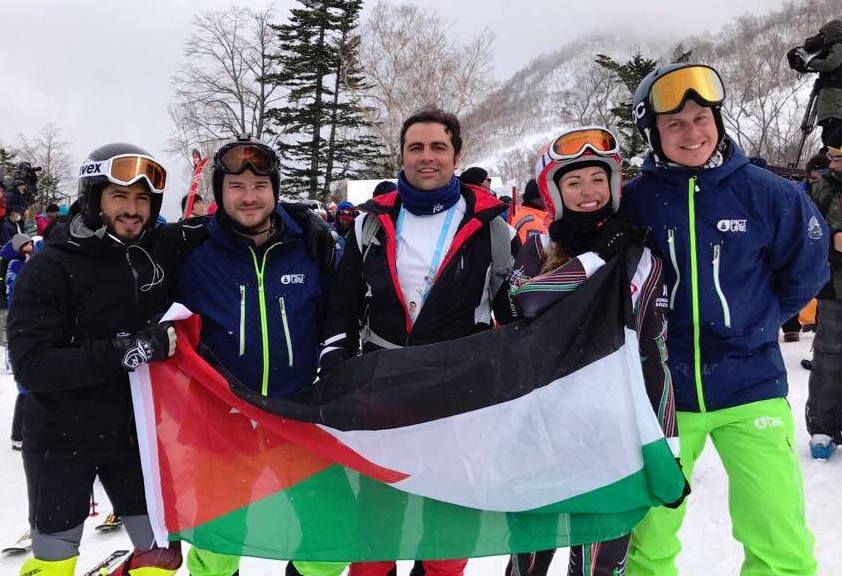 الفريق الأردني للتزلج