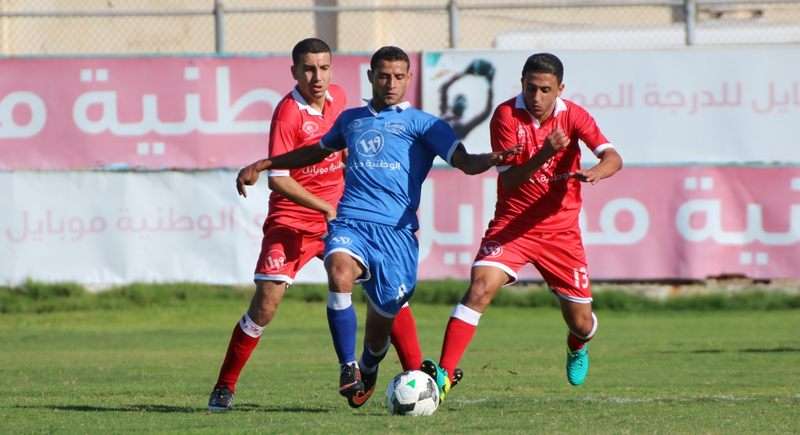 جانب من مواجهات الدوري الفلسطيني