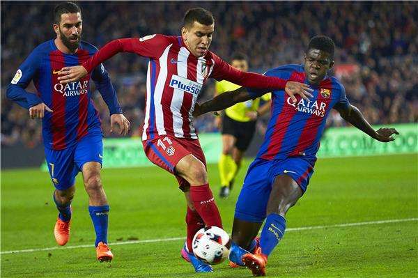 من لقاء سابق بين برشلونة وأتلتيكو مدريد