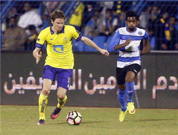 النصر تأهل بصعوبة على حساب النهضة