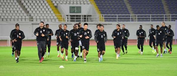 جانب من تدريبات العين الإماراتي