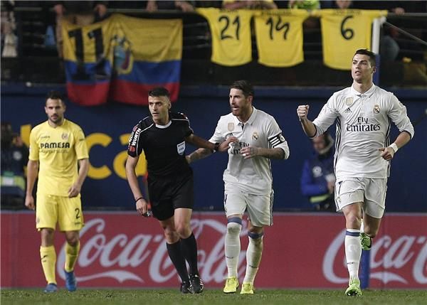 ريال مدريد يهزم فياريال بثلاثية مقابل هدفين