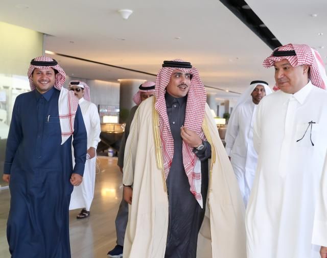 رئيس الريان في ضيافة الهلال