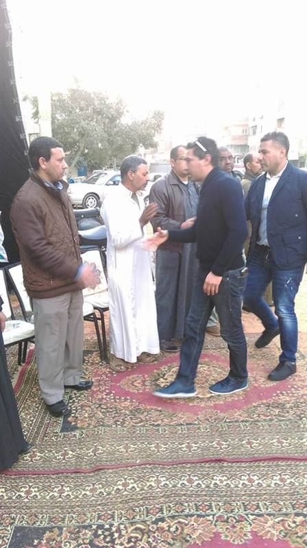 محمد بركات فى العزاء