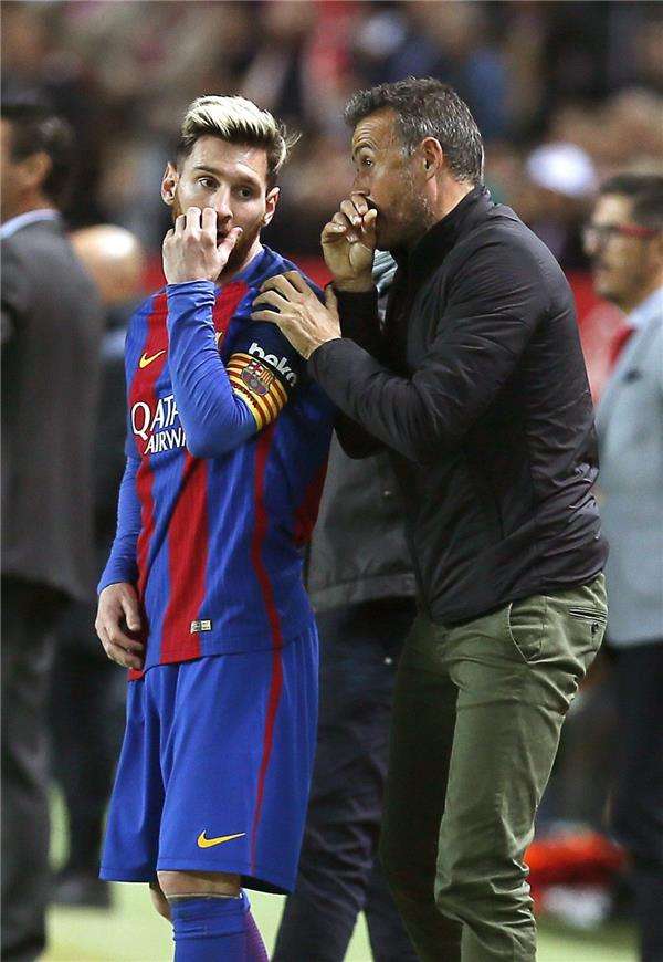 هل يحقق ميسي أمنية إنريكي؟