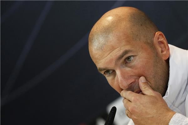 زيدان في المؤتمر الصحفي