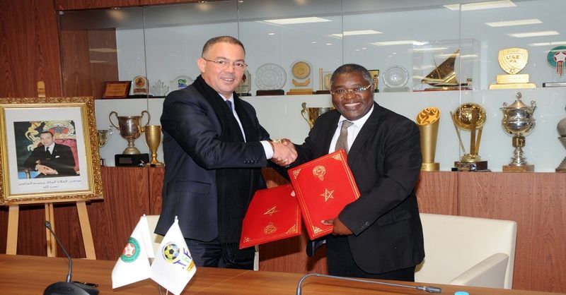 فوزي لقجع مع جمال مالينزي