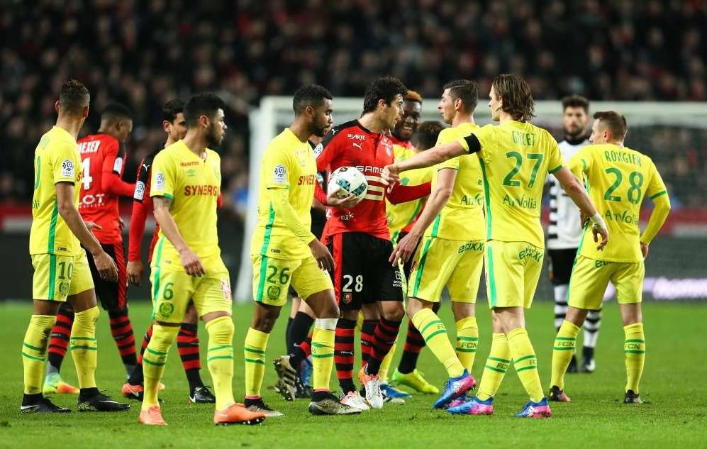 جانب من مباراة سابقة لفريق نانت