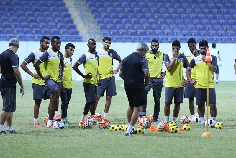 تدريبات فريق المجزل ( صورة أرشيفية )