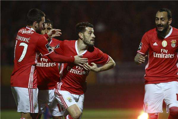 فرحة لاعبي بنفيكا