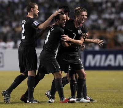 فرحة أمريكية بالتأهل