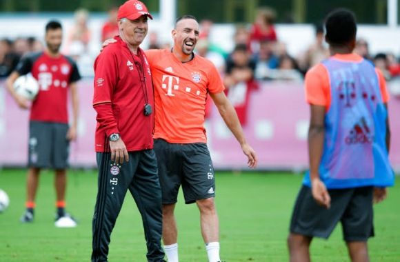 ريبيري يثني على أسلوب أنشيلوتي