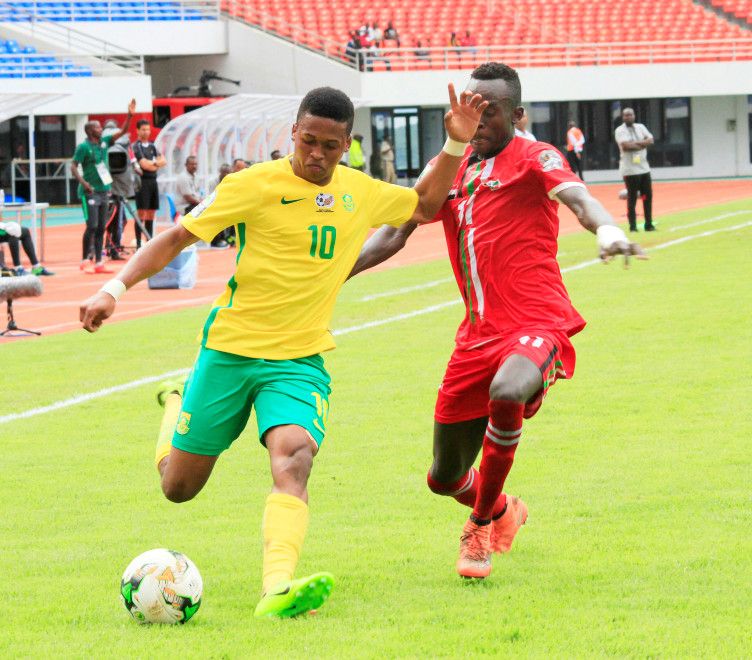 جانب من لقاء السودان وجنوب إفريقيا