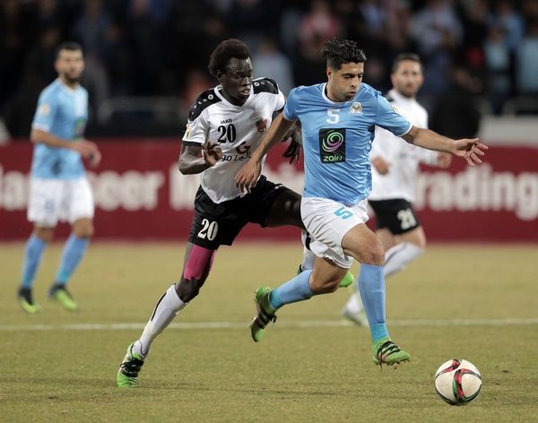 جانب من لقاء الوحدات والرمثا