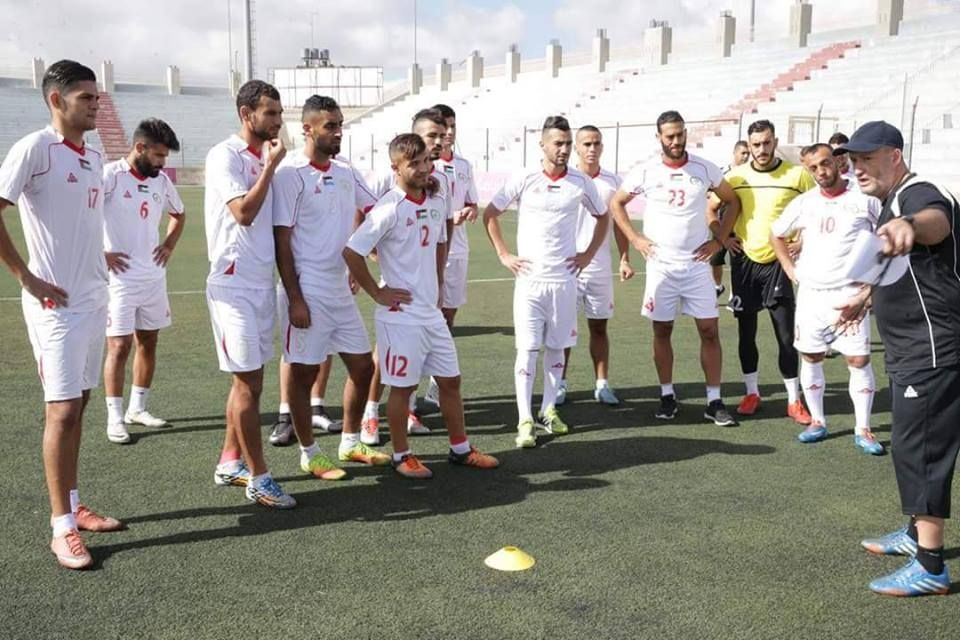 تدريبات منتخب فلسطين