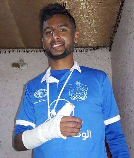 وليد ابو دان لاعب شباب رفح