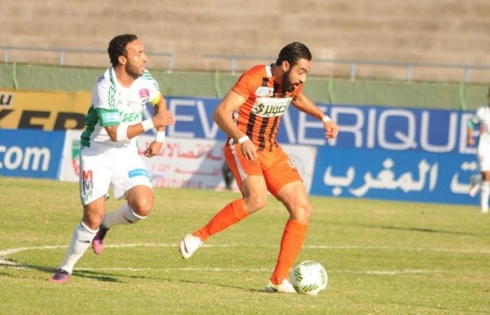 بدر كشاني في مباراة امام الرجاء