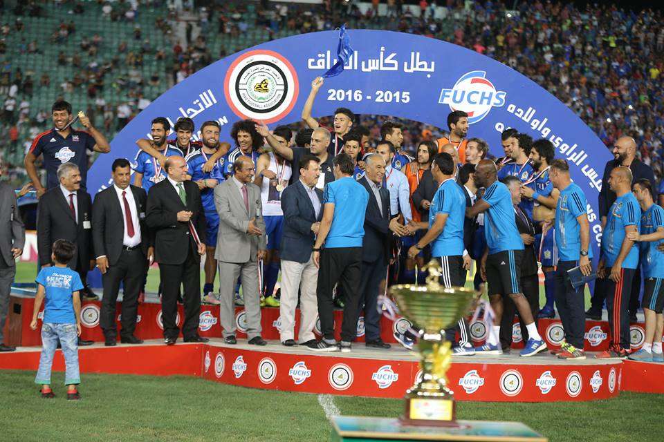القوة الجوية بطل النسخة الماضية لكأس العراق