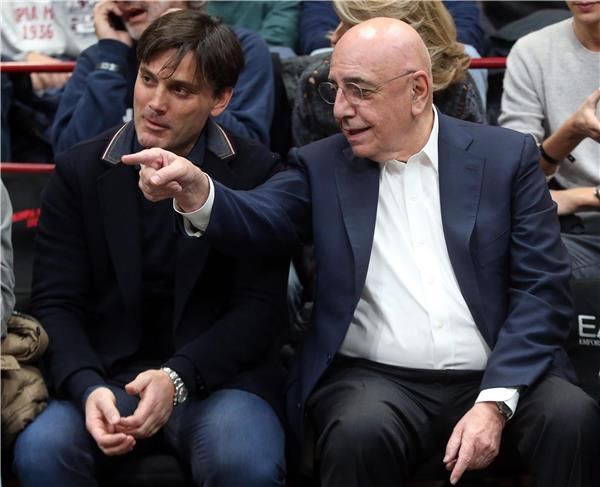 أدريانو جالياني مع فينتشينزو مونتيلا