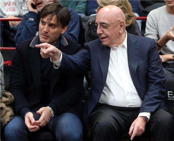 أدريانو جالياني مع فينتشينزو مونتيلا