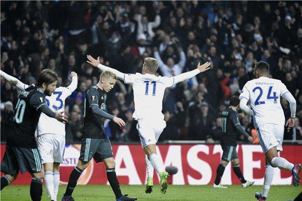 جانب من لقاء كوبنهاجن وأياكس