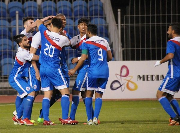 فرحة لاعبي المنامة