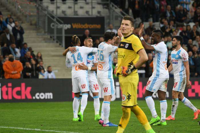 فرحة لاعبي مارسيليا