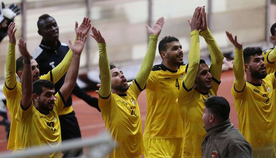 فرحة لاعبي العهد