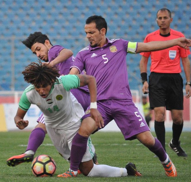 جانب من مباراة بالدوري العراقي