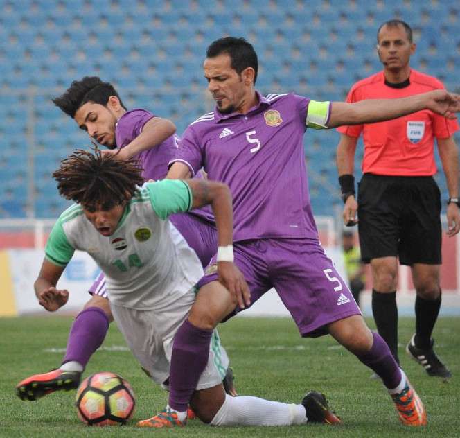 جانب من مباراة بالدوري العراقي