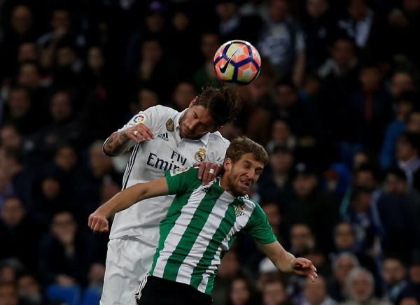 راموس يحرز هدف الفوز لريال مدريد أمام بيتيس